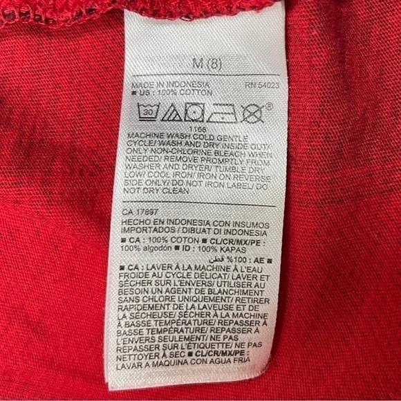 Old Navy: Red & Black Plaid Dress, Girls Size (M / 8) - Picture 4 of 6